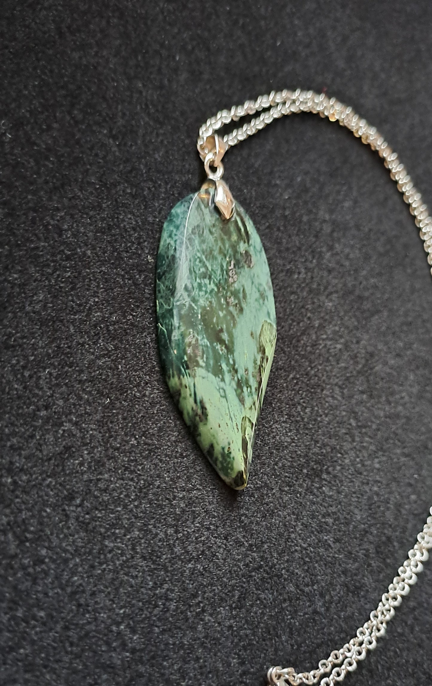 Pendentif en Serpentine de la vallée d'Aoste