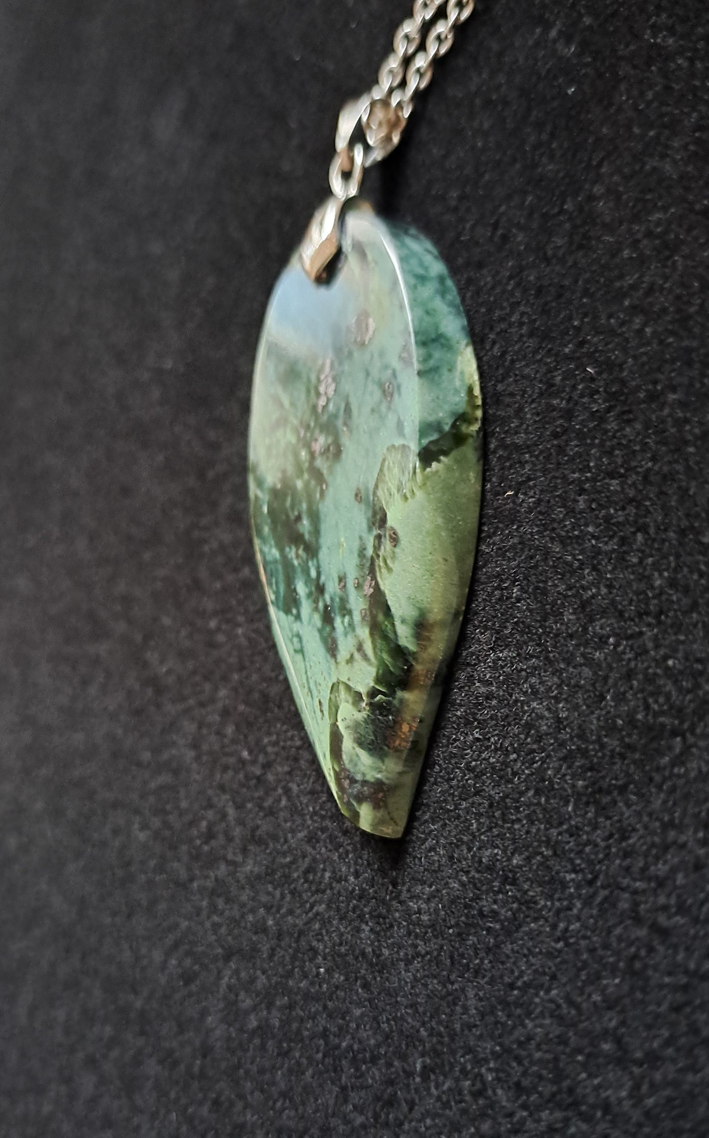 Pendentif en Serpentine de la vallée d'Aoste