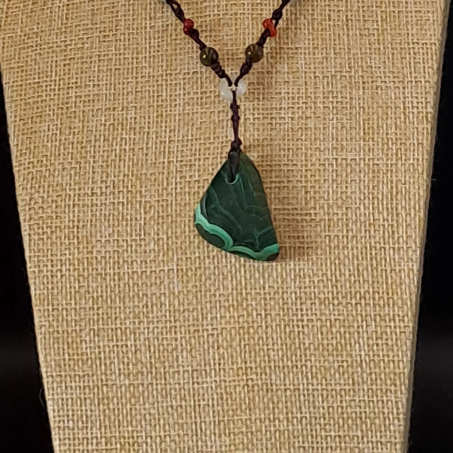 Pendentif en Malachite