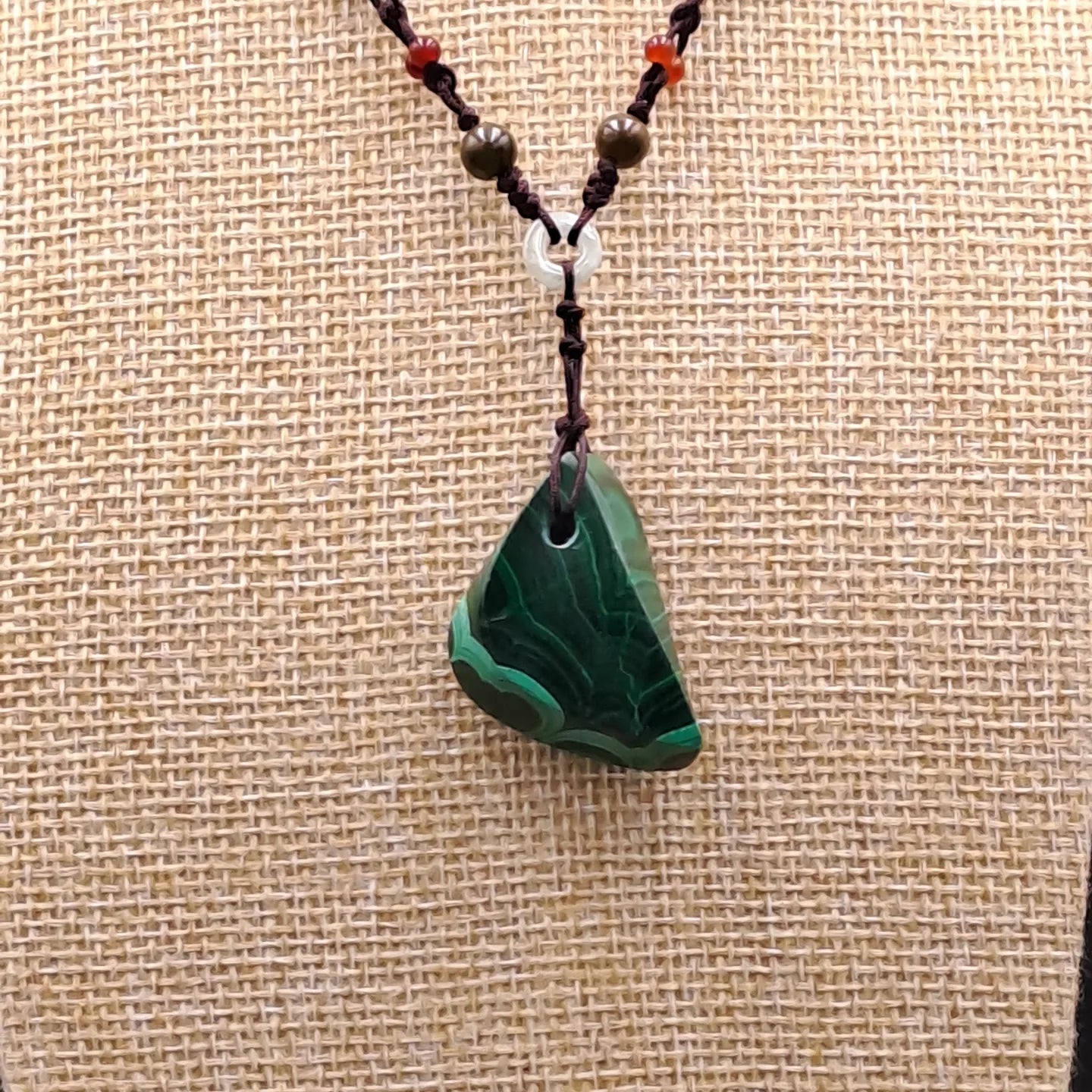 Pendentif en Malachite