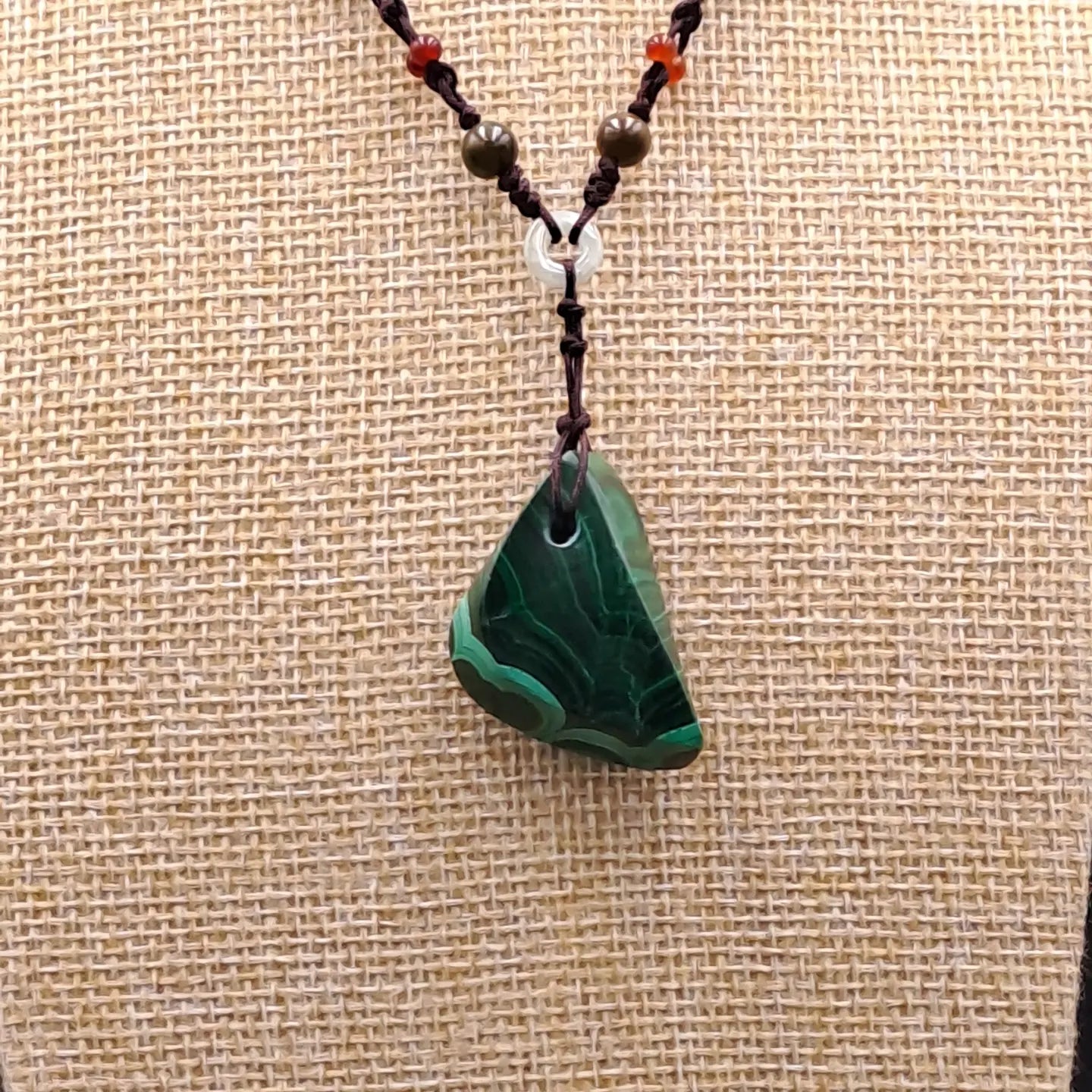 Pendentif en Malachite