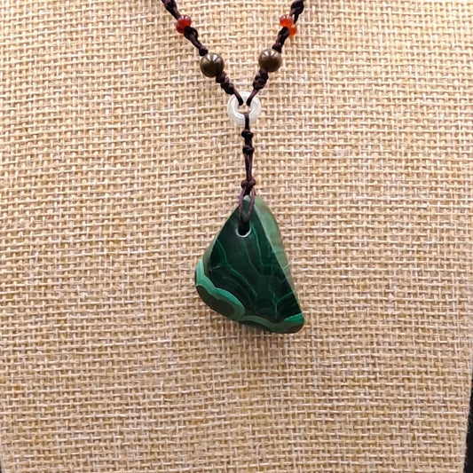 Pendentif en Malachite