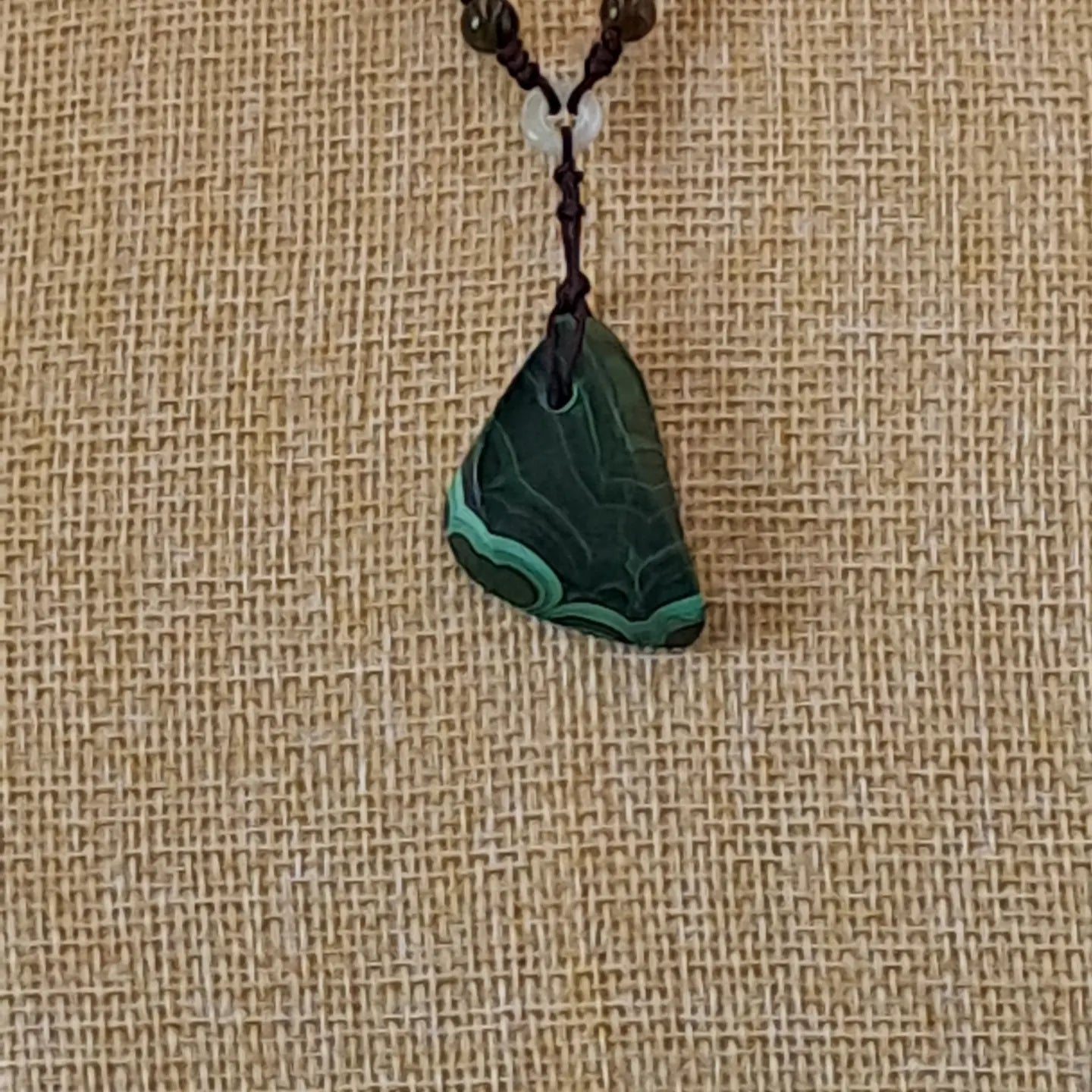 Pendentif en Malachite