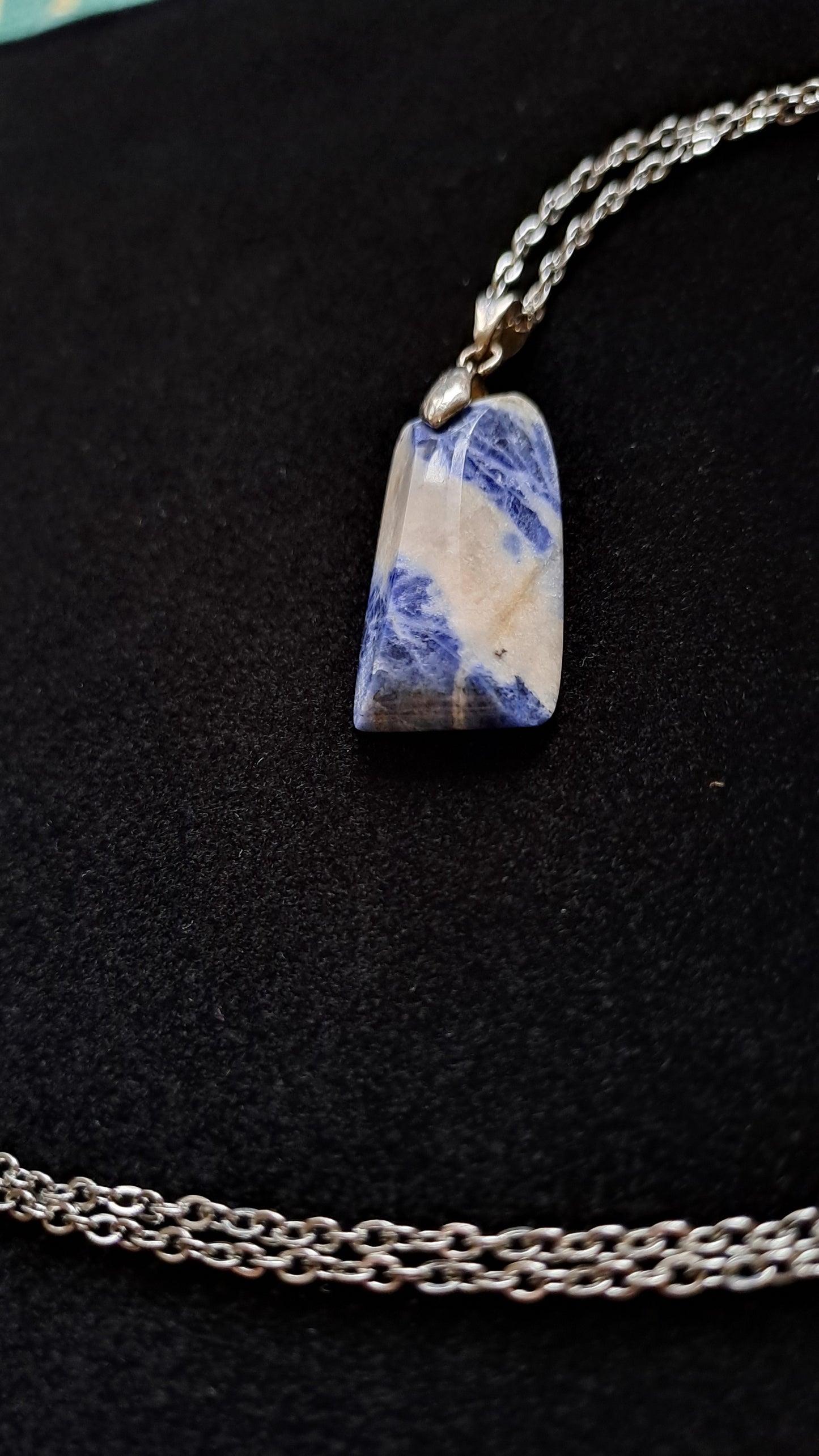 Pendentif en Sodalite