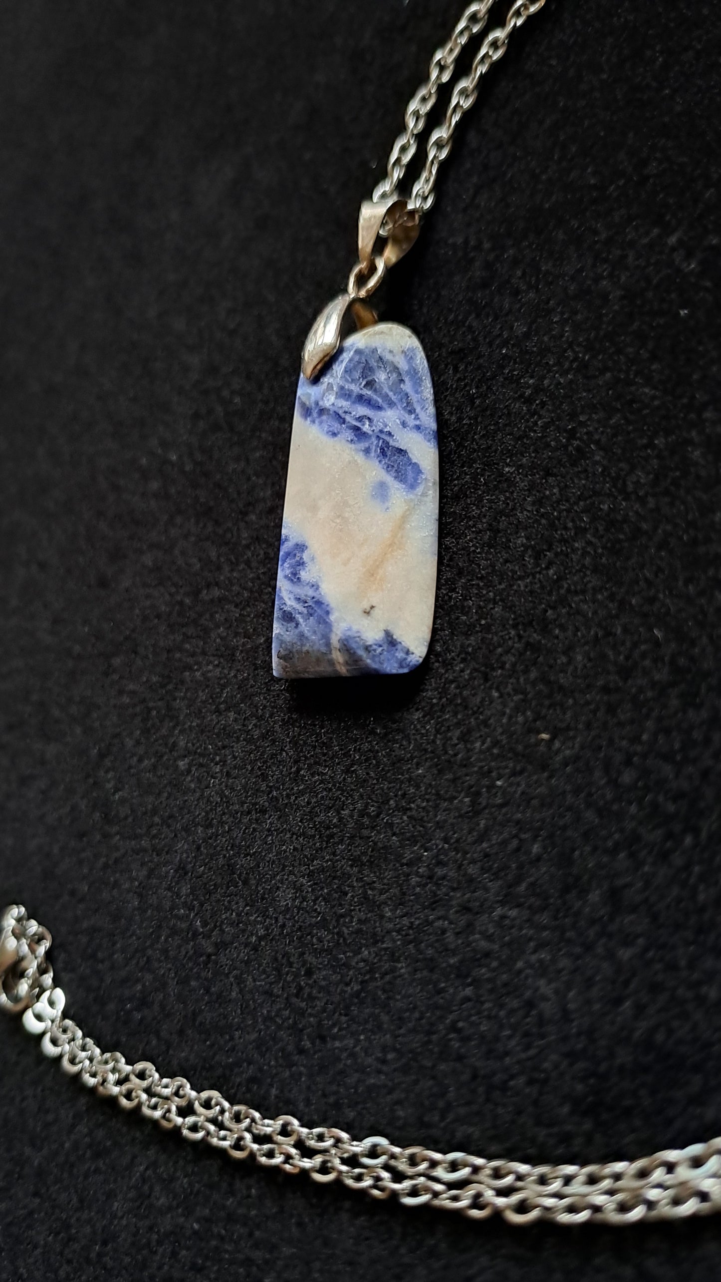 Pendentif en Sodalite