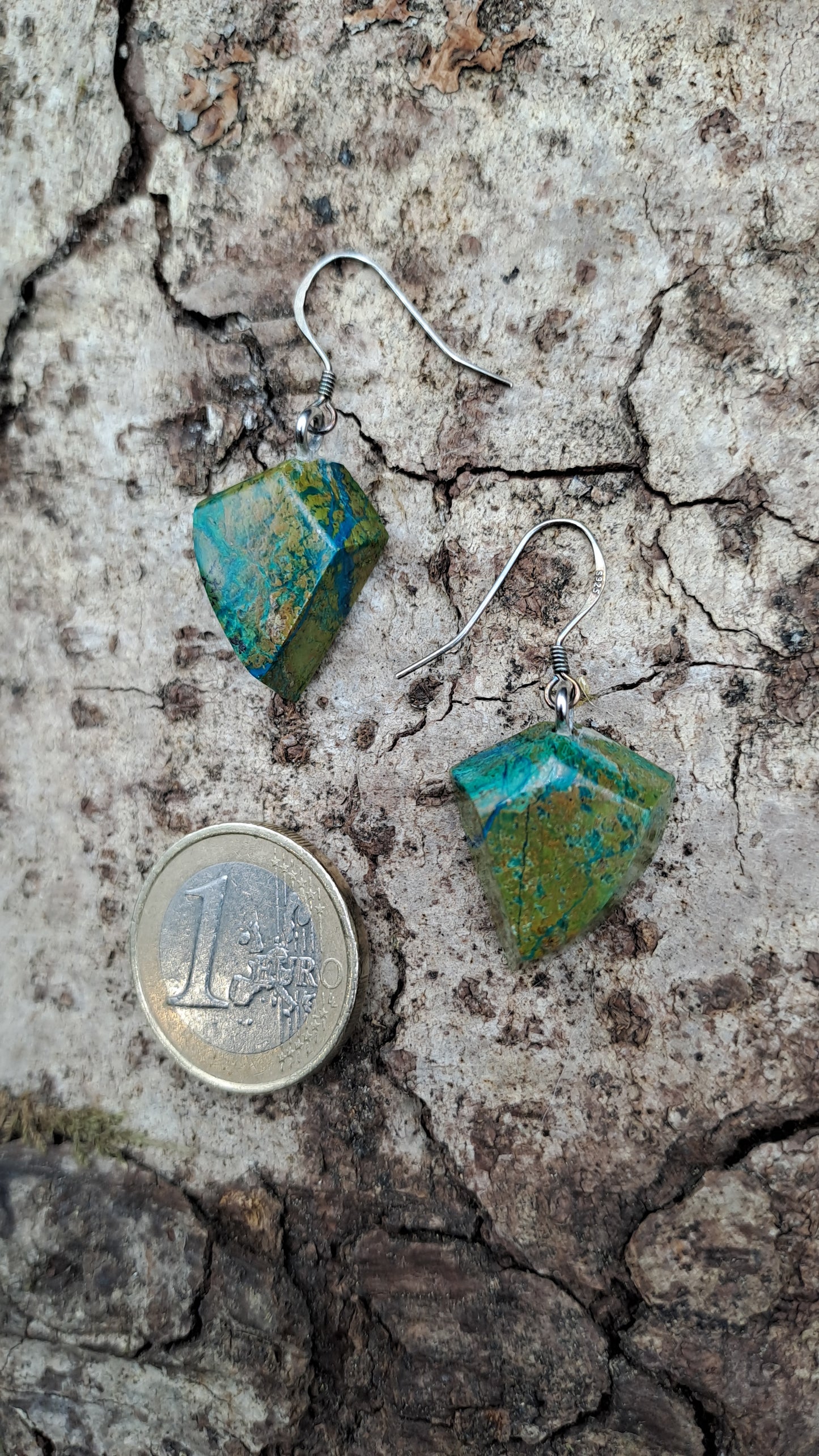 Boucles D'oreilles en Chrysocolle