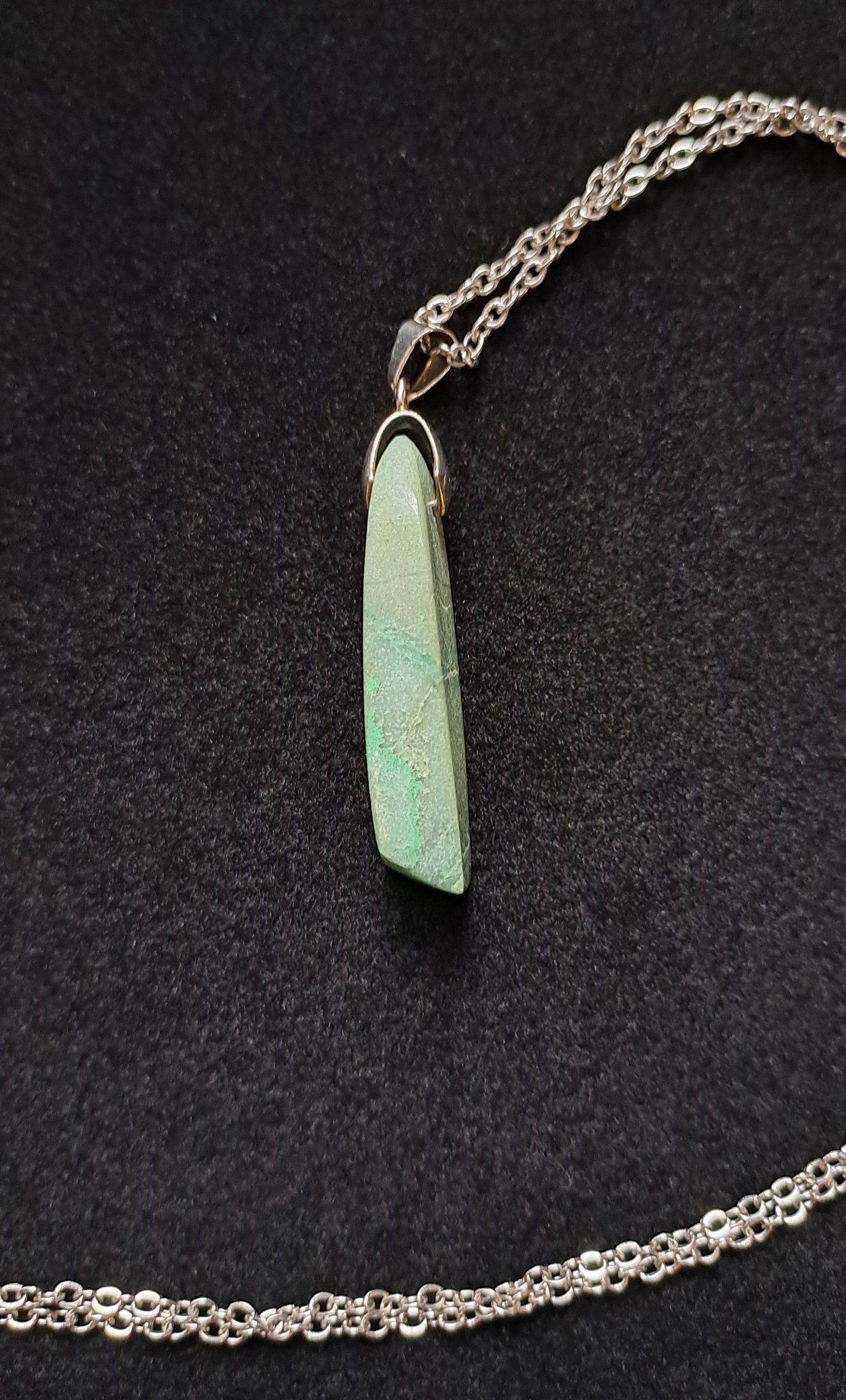 Pendentif en Chrysocolle